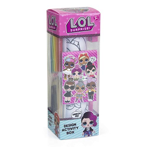 LOL Surprise Design Activity Box - Set Dibujo con 26 Piezas, Multicolor