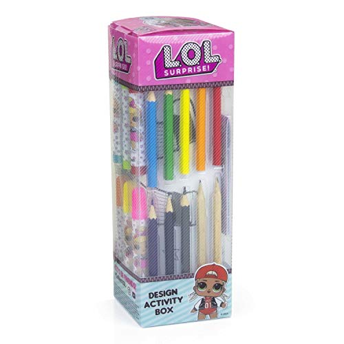 LOL Surprise Design Activity Box - Set Dibujo con 26 Piezas, Multicolor