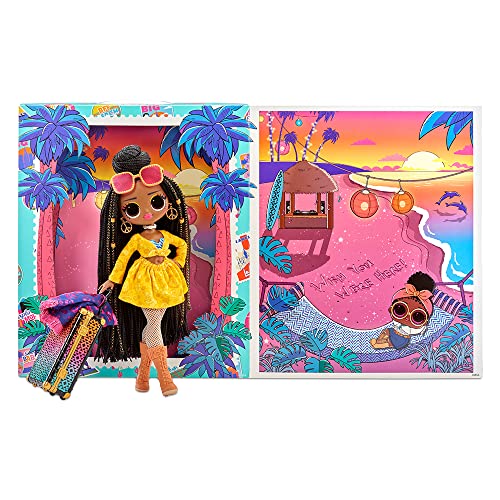 LOL Surprise OMG World Travel Muñeca de Moda Sunset - con 15 sorpresas Que Incluyen Vestido, Zapatos, Accesorios de Viaje y más - Caja Reutilizable - para coleccionar - Edad: 4+ años