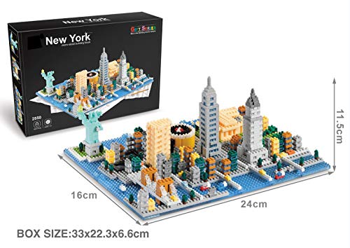 Londres, Nueva York, Monumento Mundialmente Famoso, Más De 2550 Piezas Nano Mini Kits De Bloques De Construcción Construcción Infantil DIY Juguetes Educativos Regalos