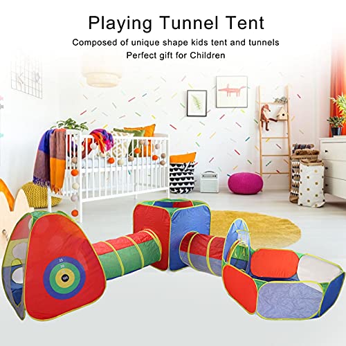 Los NiñOs Juegan Carpa, Gran Espacio FáCil Montaje TúNel De Rastreo De Tiendas De CampañA Emergente con 4 Bolas De Dardos PortáTil Regalos Play Tent para NiñOs PequeñOs NiñO Bebé Interior Exterior