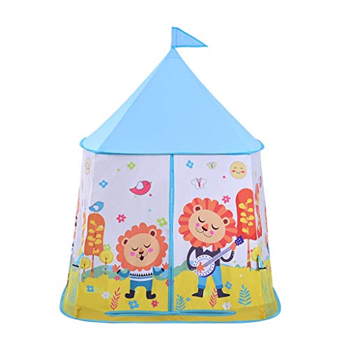 Los Niños Juegan Los Regalos De Los Niños Tienda León Concierto Temáticas Carpa Tienda del Juego De Casa De Juegos For Niños De Interior For Niños (Color : Blue, Size : 102 * 102 * 120cm)