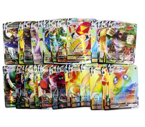 Lote de 100 Cartas Pokémon V-MAX en Español Edición coleccionista y de Alta Potencia Aleatorias (V-MAX)