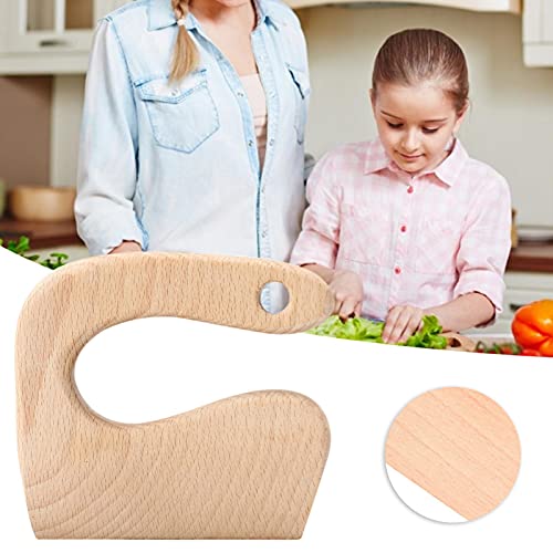 LOVOICE Cortador de madera para niños, cocina real, forma de oso dulce, cocina segura para cortar juguetes, herramientas de bricolaje, cortar verduras, frutas, juguete de cocina