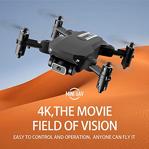 LS-Mini Drone con cámara 4K HD Gimbal autoestabilizante de 4 ejes WiFi FPV Video RC Quadcopter Auto Return Home, con control remoto de motor sin escobillas sin cabeza de retención de altitud (blanco)