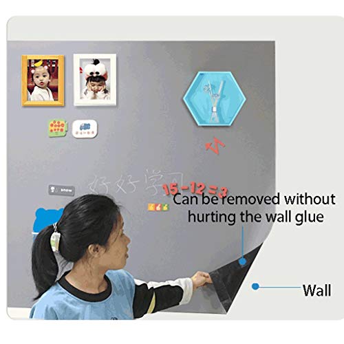 LTCTL Tablero de Dibujo Tablero de Dibujo extraíble magnético Pegatinas de Pared Graffiti para niños Tablero de Dibujo, Dormitorio para Sala de Estar Juguetes de Escritura (Color : A Gray 60cmx120cm)