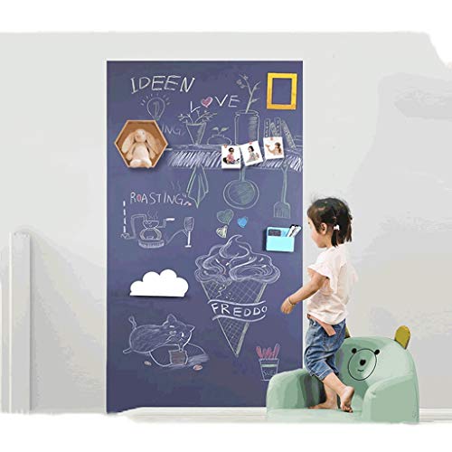 LTCTL Tablero de Dibujo Tablero de Dibujo extraíble magnético Pegatinas de Pared Graffiti para niños Tablero de Dibujo, Dormitorio para Sala de Estar Juguetes de Escritura (Color : A Gray 60cmx120cm)