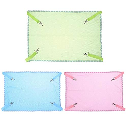 LTYD Transpirable, hamacas suspendidas Hamaca Gato colchón era, jaulas Gato, Cojines, Almohadas, Productos para Mascotas, hámster, Camas para Perros,Light Green,S