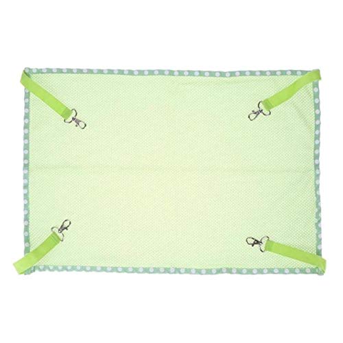 LTYD Transpirable, hamacas suspendidas Hamaca Gato colchón era, jaulas Gato, Cojines, Almohadas, Productos para Mascotas, hámster, Camas para Perros,Light Green,S