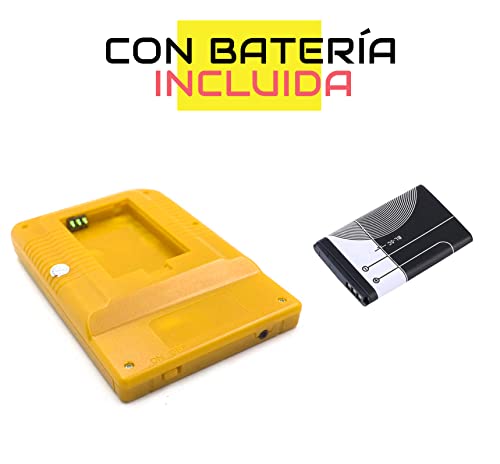 LucaHome - Consola portatil Retro Sup con 150 Juegos | Consola portatil con Juegos Arcade con Pantalla LCD 2,8" | Consola Retro portatil con bateria de Litio, Consola portatil Amarilla