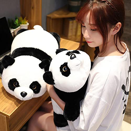 Lulihhhh 55 / 70cm Lindo Juguete de Peluche Adorable Animal Panda cojín sofá Almohada Abrazo muñeca cumpleaños Regalo de Navidad-70cm, Blanco