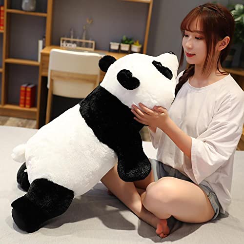 Lulihhhh 55 / 70cm Lindo Juguete de Peluche Adorable Animal Panda cojín sofá Almohada Abrazo muñeca cumpleaños Regalo de Navidad-70cm, Blanco