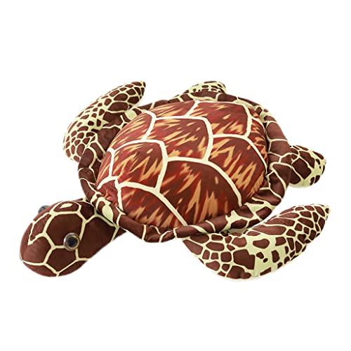 LuohuiFang Juguete de peluche realista de la tortuga de peluche de la almohada del sofá del coche del cojín de los niños regalos - 40cm