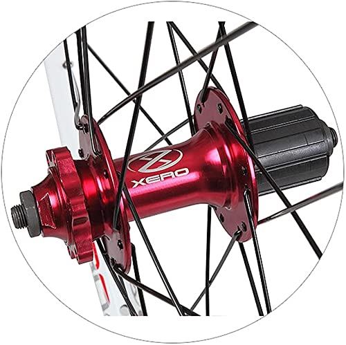 L&WB Bicicleta De Montaña Brake Frenos De Ruedas Bicicleta Bicicleta De Liberación Rápida Impulsor De 24 Pulgadas MTB Rim 1836G HUB DE 24 AGUAJE para EL CESTE DE LA Velocidad del 7/8/9/10,B