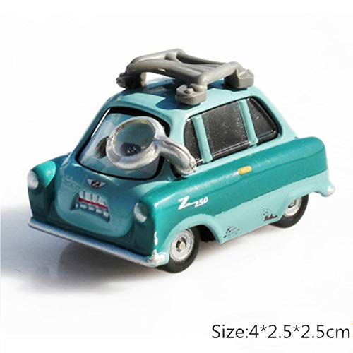 LYDBM Pixar Cars 2 3 Carla Veloso Lightning Mcqueen Ramirez Mater 1:55 Diecast Metal Aleoy Modelo Coche Cumpleaños Regalo Boy (Color : Professor)