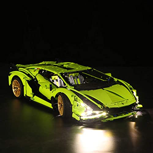 LYMHGHJ Kit de iluminación LED para Lego 42115 Lamborghini Sián FKP 37 (No Incluye Modelo Lego)