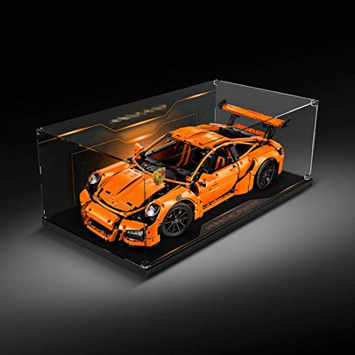 LYMHGHJ Vitrina acrílica para Modelo Lego, Vitrina para Lego Technic 42056 Porsche 911 GT3 RS (sin Modelos Lego)