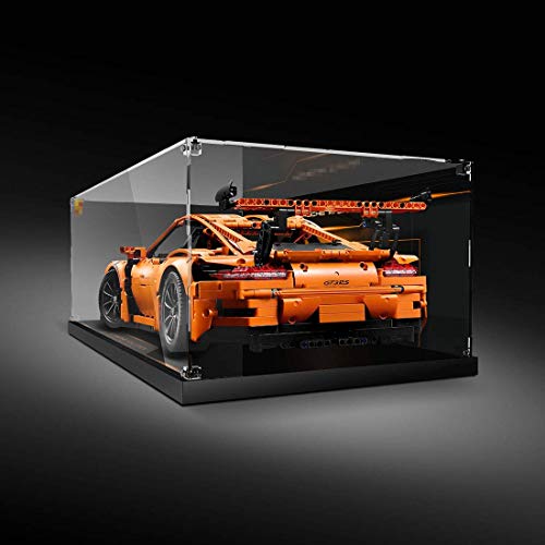 LYMHGHJ Vitrina acrílica para Modelo Lego, Vitrina para Lego Technic 42056 Porsche 911 GT3 RS (sin Modelos Lego)