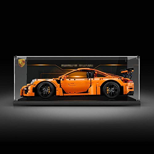 LYMHGHJ Vitrina acrílica para Modelo Lego, Vitrina para Lego Technic 42056 Porsche 911 GT3 RS (sin Modelos Lego)