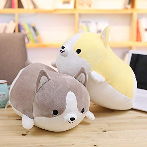 LYsng Peluches Bebe Peluches para Bebes Suave Peluches Baratos Peluche Bambola Cuscino para Cunas Viajes Oficina Coche Sofá Dormitorio Regalos 50cm/19.67inch,Gray