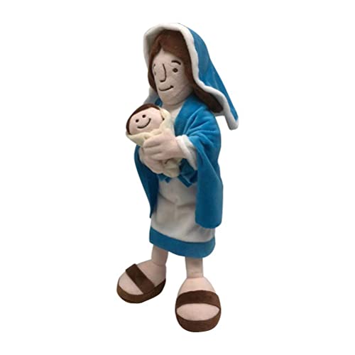 Madre María Holding Baby Jesús Colección de muñecas de peluche Figurita Juguetes de muñeca