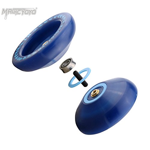 MAGICYOYO Principiante K1 Yoyos receptivo con Yo Yo Pouch Glove 5 Cuerdas Regalo de Juguete para Niños