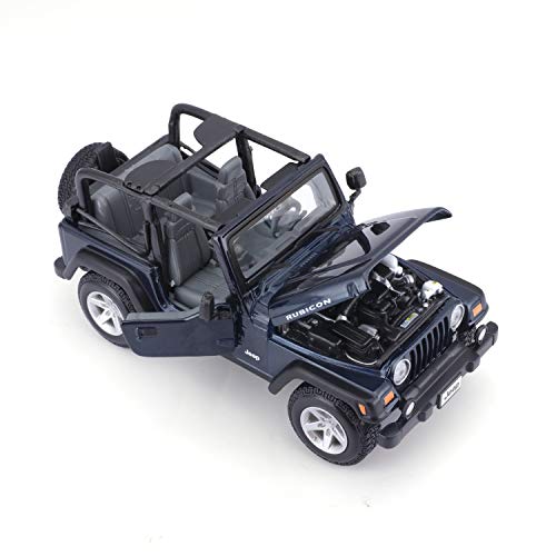 Maisto 31245- Jeep Wrangler Rubicon en escala, 1:27, surtido: colores aleatorios