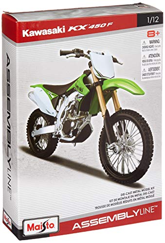 Maisto Kit de Montaje del Modelo Kawasaki KX 450F, Escala 1:12 (39175)