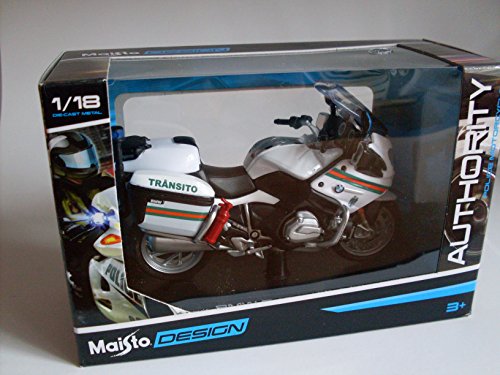 Maisto - Maqueta de moto BMW R 1200 RT Transito, escala 1:18