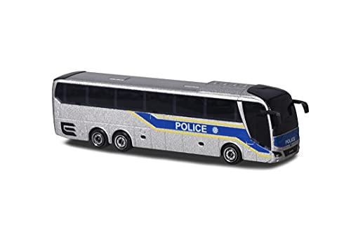 Majorette 212053159 City Bus - Autobús de Juguete con Rueda Libre y suspensión, Cuerpo de Metal, 13 cm de Largo, para niños a Partir de 3 años, 1 Unidad, Multicolor