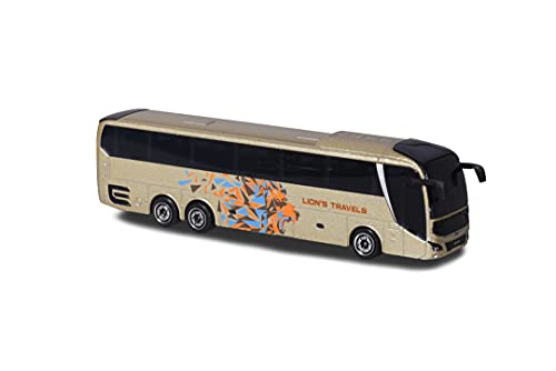 Majorette 212053159 City Bus - Autobús de Juguete con Rueda Libre y suspensión, Cuerpo de Metal, 13 cm de Largo, para niños a Partir de 3 años, 1 Unidad, Multicolor