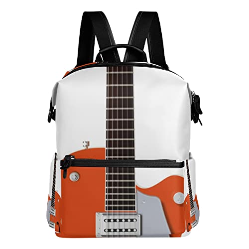 MALPLENA Mochila de senderismo linda mochila de diseño de guitarra eléctrica