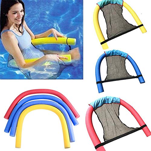 MANGGUO Silla Flotante Suave Net Pool Noodle Mesh Asientos Net Pool Silla de Cama Flotante Juguete de recreación para niños, Adultos