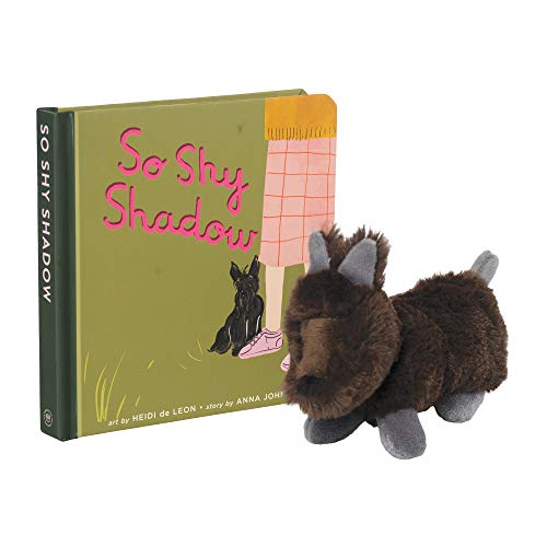 Manhattan Toy So Shy Shadow Baby and Toddler Board Book + Set de Regalo de Perro de Peluche Scottie