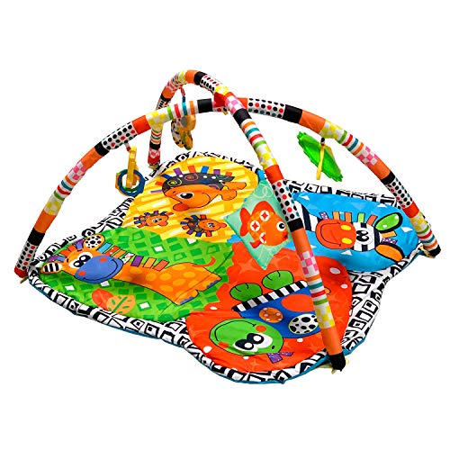 Manta de juego para bebe, manta de actividades, gimnasio aprendizaje 85x85x48cm