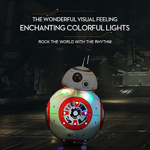 MANY RC BB-8 Juguetes De Robot For Niño, Star Wars BB8 Robot De Control Remoto Bola De Robot, Droide De 360 ​​° Rolling Astromech, Force Awakens Minifigure Modelo Regalo