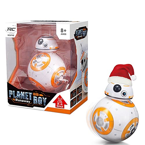 MANY RC BB-8 Juguetes De Robot For Niño, Star Wars BB8 Robot De Control Remoto Bola De Robot, Droide De 360 ​​° Rolling Astromech, Force Awakens Minifigure Modelo Regalo