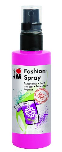 Marabu - Pintura Textil con pulverizador (100 ml), Color Rosa