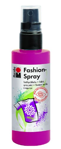 Marabu Raspberry - Pintura textil con pulverizador (100 ml), color Rosa (Raspberry)