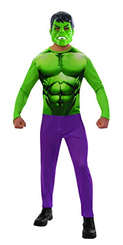 Marvel - Disfraz de Hulk para hombre, Talla XL adulto (Rubie'S 820956-XL)