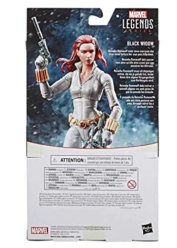 Marvel Legends Series Action Figure Black Widow White Suit Deadly Origin 15 cm