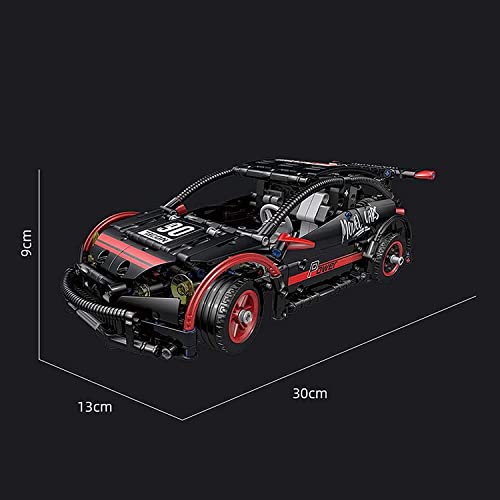 MASSAGERS Modelo de Coche de Carreras Hatchback Type R con Doble RC, 18013, Compatible con Lego Technic - 587 Piezas