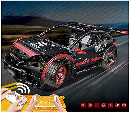 MASSAGERS Modelo de Coche de Carreras Hatchback Type R con Doble RC, 18013, Compatible con Lego Technic - 587 Piezas