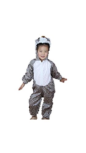 Matissa Niños Disfraces de Animales Niños Niñas Unisex Disfraces Cosplay Niños Onesie (Leopardo, L (para niños de 105 - 120 cm de Altura))