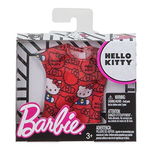 Mattel Barbie Fashions Hello Kitty Red Parte Superior