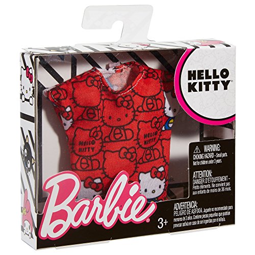 Mattel Barbie Fashions Hello Kitty Red Parte Superior