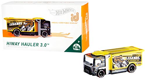 Mattel - Hot Wheels ID Vehículo de juguete, coche Hi way Hauler , +8 años ( FXB33)