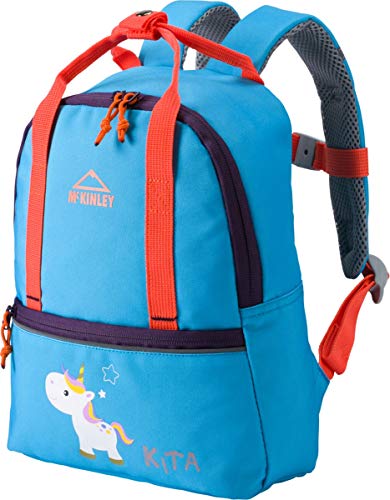 McKinley Unisex - Adulto Kita 6 Mochila, Unisex adulto, Mochila, 289504, Azul claro/rojo/violeta., 6