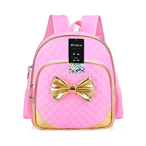 MCUILEE Impermeable Kindergarten Kids Toddler Backpacks/Cute Nursery Escuela Mochilas/Mochila de bebé (Rosa)