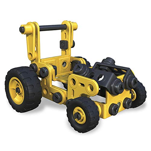 Meccano Junior Tractor Juego de construcción de varios modelos de vehículos 87pieza(s) - Juegos de construcción (Juego de construcción de varios modelos de vehículos, 5 año(s), 87 pieza(s), Negro, Amarillo, 350 mm, 80 mm) , color/modelo surtido